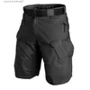 Shorts masculins étanche hommes shorts tactiques classiques pantalon court lti-poche lti lti extérieur de la chasse à la chasse à la pêche militaire l231212