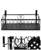 Support suspendu organisateur Pot de fleur panier de rangement support de placard balcon Rail planteur étagère clôture garde-corps Pots de fleurs titulaire 14258047