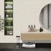 Väggklistermärken Vividtiles 3D Vinyl Waterproof Kitchen Backsplash Sticker Peel and Stick Wallpaper Premium Strong Ahesive Tile Decals 231212