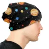 BERETS SPACE GALAXY UNIVERSE Söta planeter Mönster Bonnet Femme Street Knitting Hat For Men Women Warm Winter Beanies Caps