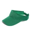 Chapéus de borda larga vazios protetor solar feminino bonés de beisebol anti-uv chapéu de sol praia esportes ao ar livre boné de viagem