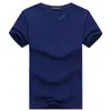 Men's Suits B8807 Simple Creative Design Line Solid Color Cotton T Shirts Arrival Style Short Sleeve Men T-shirt Plus Size