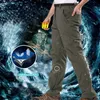 Outdoor Pants Hommes hiver polaire pantalon imperméable Softshell chasse randonnée Camping vestes pêche escalade Trekking respirant OutdoorTrousers 231211