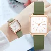Gaiety Brand Fashion Women Watch Simple Square Leather Band Armband Ladies Watches Quartz Wristwatch Female Clock Drop271p