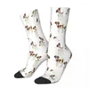 Men's Socks Jack Russell Terrier Dog Funny Love Sock Men Women Polyester Stockings Customizable Design