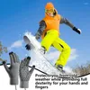 Cycling Gloves Hand Warmer Screen Touch Heating For Fishing Windproof Soft Mittens Riding Hiking Outdoor Adventure