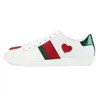 أحذية مصممة إيطاليا Ace Sneakers Bee Snake Leather Mestred Black Men Tiger chaussures