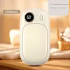 Other Home Garden 5200mAh Winter Mini Hand Warmer Power Bank 2in1 USB Rechargeable Pocket Doublesided Heating Electric Handwarmer 231211