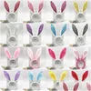 Headbands Easter Party Festive Hairbands Adt Kids Cute Rabbit Ear Headband Prop Plush Dress Costume Bunny Ears Hairband Wholesale Drop Dhafi