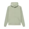 Fog Series slät brädtröja Essentials Color Full Set American Par Plush Hooded Sweater Men's Trend