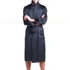 Men's Robes Men's Robes Mens Silk Satin Pajamas Pajama Pyjamas Robe Robes Bathrobe Nightgown Loungewear U.S.S M L XL 2XL 3XL Plus __5Colors 231212