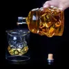 Bar Tools Wine Glass Set Storm Trooper Helmet Whiskey Decanter Cup Glasses Accessories Creative Men Gift Party 231212