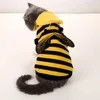 Dog Apparel Halloween Pet Clothes Small Bees Cute Funny Transformed Into Christmas Cat And Costumes Party Accessories