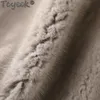 Frauen Pelz Faux Tcyeek 2023 Winter High-end Echt Mantel Weiblichen Natürlichen Nerz Mäntel Elegante Warme Jacke Mode Frauen kleidung Femme LM 231213