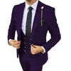 Męskie garnitury Blazers Mężczyzna męski Mężczyzn Mężczyźni Zielone Slim Fit Formedo Formal Business Work Wear 3PCS SETS KURTHPANTSVEST 231212