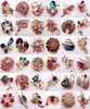10 pçslot mix estilo moda cristal broches pinos para jóias artesanato presente br7015292307
