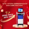 14 in 1 Hydro Dermabrasion Aqua Peel Face Lift Diamond Dermabrasion Skin Care Care Care Oxygen Water Jet Spa Hydra Machine 1年保証ロゴのカスタマイズ