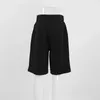 Shorts pour femmes Jyate 2023 unisexe style minimaliste noir taille haute à la mode simple pantalons décontractés vêtements d'été en vrac