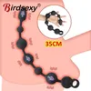 Long Anal Plug/Beads Vibrator Silicone Butt Plug Vibration Sex Toys For Men Vaginal/Anal Balls With Vibration Prostate Massage 231010