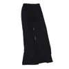 Camisas activas Pantalones largos casuales Cintura elástica Negro Talla L Tacto cómodo Pantalones de yoga para mujer Fibra artificial para actividades en interiores