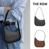 The Row Half Moon Genuine Leather Bag Designed by a niche Minimalist Style Kendou Same Style One Shoulder Underarm Bag Real Leather Handbag Women's Bag 2551