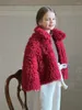 Casaco para baixo cervos jonmi inverno bebê meninas vermelho natal algodão-acolchoado casacos engrossar lã quente crianças chiques anos outerwear