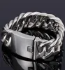 Link Chain 2022MM Rvs Curb Cubaanse Link Armband Mannen Cool Mannelijke Polsband Man Homme Armband Klassieke Mannelijke Sieraden G8399077