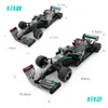 Electric RC Car 1 12 Mercedes AMG W11 44 Lewis Hamilton Racing Remote Control Toy Model RC Vehicle Children's toys 1 18 231212