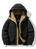 Mens Down Parkas Winter Hoodie Mens Outdoor Tools American Retro Par Thick Windproof Jacket 231213