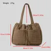 Bolsas de noche Moda Acolchado Mujeres Hombro Acolchado Bolsa de asas Soft Puffy Bolsos Vintage Simple Casual Puffer Shopper 2023