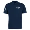 Polos pour hommes Pilotes d'avion Airbus A350 Hommes Femmes Polo Chemises en coton d'été T pour