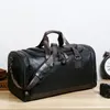 Torby Duffel Business Soft skórzana torba podróżna Bagaż podręczny Bagaż ręczny Weekend Fitness Torba na siłownię dla męskich torbów na ramię 231213
