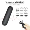 Vibratoren Vibration Fernbedienung Leistungsstarke Mini Bullet 10 Modi für Frauen Klitoris Stimulator 231213