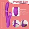 Vibratoren Rabbit Tapping GSpot-Mustervibrator für weiblichen Klitorisstimulator, leistungsstarkes 21-Modus-Sexspielzeug, falsche Penisprodukte für Erwachsene 231213