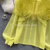 BLOSAS DE MUJER CHIFFON BLOUNDA Mujeres Primavera Autumn Autumn New Solid Full Street Ruffles Camisas French Chci Fashion Wild Bluses 2023