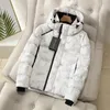 Men s Down Parkas Winter Hooded Jacket for Men Gradient Patchwork Streetwear 90 White Duck Coat Thick Warm Parka Male Outerwear 231213