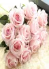 Yapay çiçek gül ipek çiçekler gerçek dokunuş şakayık marrige dekoratif çiçek düğün dekorasyonları Noel dekor 13 renk GB8638570748
