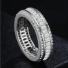 Victoria Wieck Bijoux De Luxe Réel En Argent Sterling 925 Pleine Princesse Taille Topaze Blanche CZ Diamant Pierres Précieuses Promesse Cercle De Mariage B271d