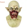 Cosmask Halloween Horror Full Face Mask Creepy Scary Zombie Latex Mask Costume Party Props Q0806226S