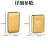 Cool Retro Three-open Cigarette Box 16 Boxes Automatic Opening Cover Engraved Flower Anti-pressure