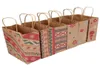 Jul Kraft Paper Printed Presentväskor Handväska Xmas Presents Favors Toys Clothes Wrap Totes Shopping Carrier Handle Bag Packaging5223547