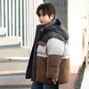 Abrigo de plumón 90% chaqueta de pato niño niño niña con capucha invierno grueso cálido impermeable ropa al aire libre ropa informal acolchada