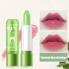 Lip Gloss 1PC Moisture Long-Lasting Natural Aloe Vera Color Lipstick Mood Changing Lasting Aging Anti Moisturizing S1T7