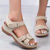 Kobiety Sandals Classics for Summer Buty Eleganckie niskie obcasy Sandalias Mejr Footwear Female 97892 93609 46287