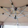 مباني حديقة المظلة في الهواء الطلق في الهواء الطلق Sunumbrella Terrace Telescopic