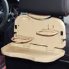 New 1Pc Folding Universal Car Bracket for Food Tray Drink Holder Auto Back Rear Seat Table Tray Phone Holder Car Storage Box