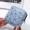 Storage Bags Portable Pad Bag Multifunctional PU Leather Women Menstrual Rhombus Sanitary Napkin Organizer Pouch Cosmetic