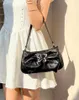 Torby wieczorowe Kobiety Srebrny ramię luksusowy projektant Y2K łańcuch torebka moda czarna zawiesia mała kwadratowa crossbody koreańska kobieta
