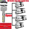 Dörrlås Anpassa samma nyckel för att öppna alla cylinderdörrar lås lås ingångsdörrcylinder 231212