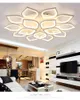 Nowoczesny sufit LED Lampka biała lampa żyrandola Wystrój domu do salonu do sypialni AC90-260V